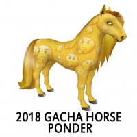 2018 Gacha Horse Ponder