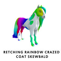 Retching Rainbow Crazed Coat Skewbald