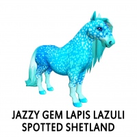 Jazzy Gem - Lapis Lazuli Spotted Shetland