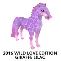 2016 Wild Love Edition Giraffe – Lilac