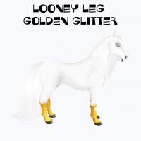 Looney Leg Golden Glitter