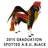 2015 Graduation Spotted A.R.U. - Black