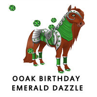 OOAK Birthday Emerald Dazzle