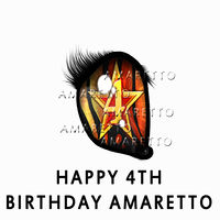 Happy 4th Birthday Amaretto