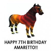 Happy 7th Birthday Amaretto!