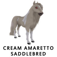 Cream Amaretto Saddlebred