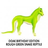 OOAK Birthday Edition - Rough Green Snake Reptile