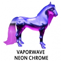 10th Anniversary OOAK Vaporwave - Neon Chrome