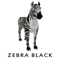 Charmed Zebra Black