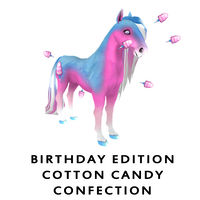 Birthday Edition Cotton Candy Confection