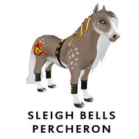 2013 Holiday Horse - Sleigh Bells Percheron