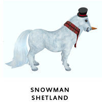 Amaretto Limited Edition- Snowman Shetland