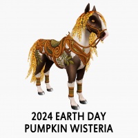 2024 Earth Day - Pumpkin Wisteria