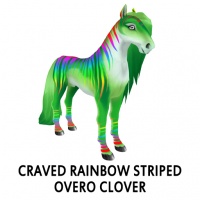 Craved Rainbow Striped Overo Clover