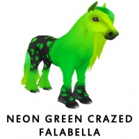 Neon Green Crazed Falabella