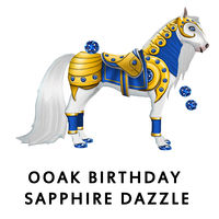 Sapphire Dazzle Saddle