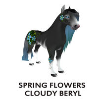 Spring Flowers Cloudy Beryl