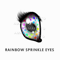 Rainbow Sprinkle Eyes