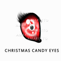 Christmas Candy Eyes