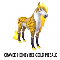 Craved Honey Bee Gold Piebald