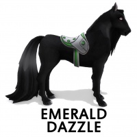 Saddle Emerald Dazzle