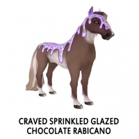 Craved Sprinkled Glazed Chocolate Rabicano